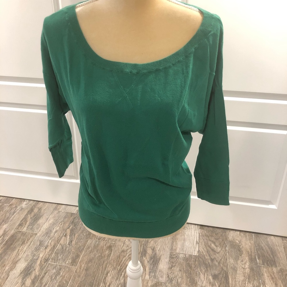 Kelly Green Dolman Sweater